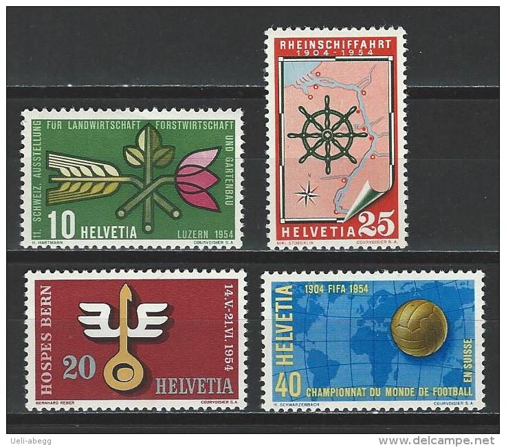 SBK 316-19, Mi 593-96 ** MNH - Nuovi