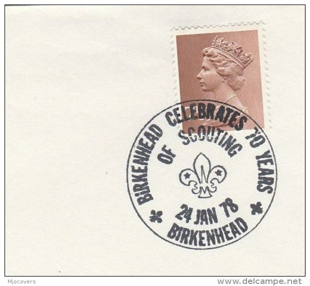 1978 GB  COVER BIRKENHEAD SCOUTS EVENT Pmk Scouting Stamps - Covers & Documents