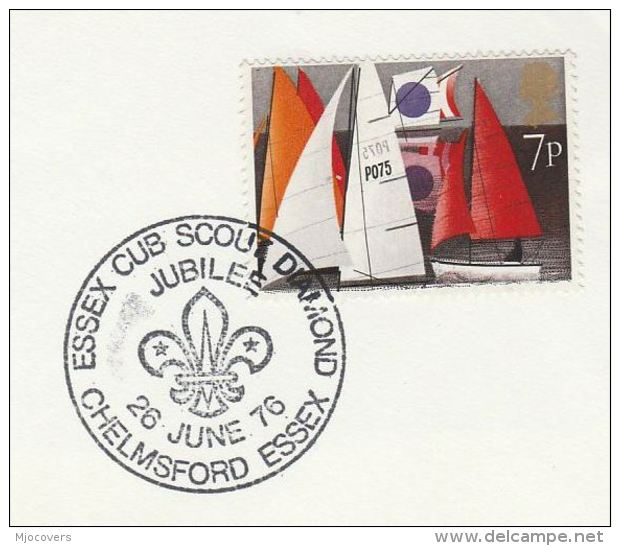 1976 GB  COVER CHELMSFORD SCOUTS EVENT Pmk Scouting Stamps - Covers & Documents