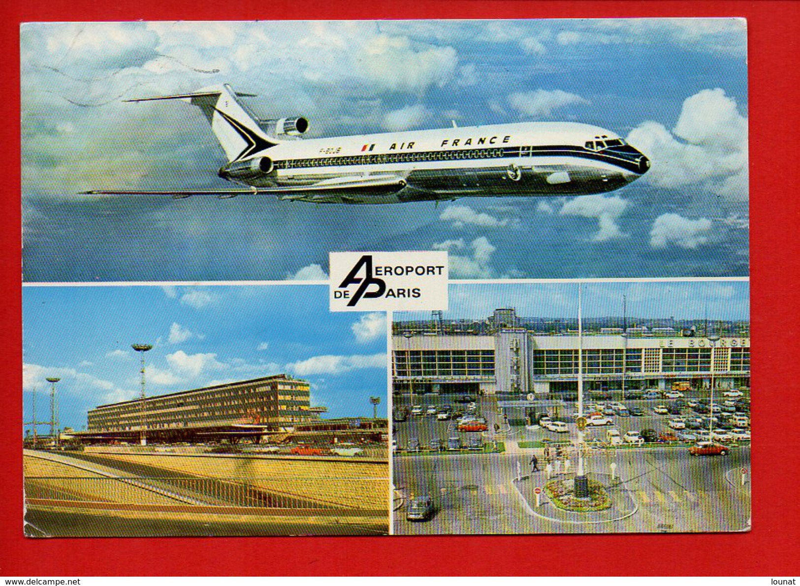 Les Aérogares D'ORLY-Sud Et Du Bourget - Avion Boeing 727 Air France - Aéroports De Paris