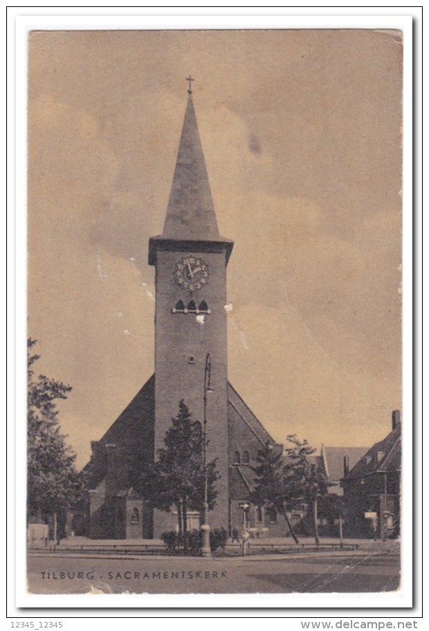 Tilburg, Sacramentskerk ( Rechts Beneden Knik ) - Tilburg