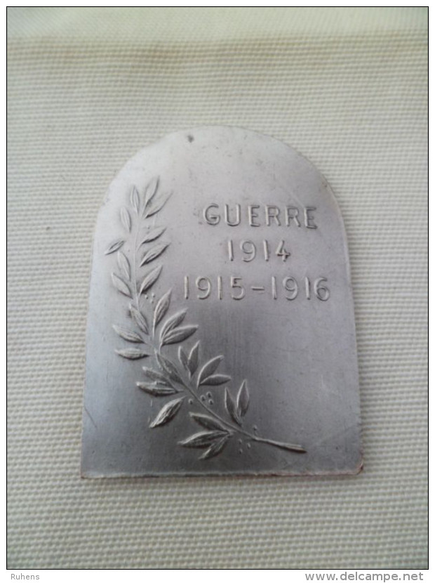 Médaille Journée Des Orphelins - Guerre 14/18 - Signée FOERSTER - 1916 - CUIVRE ARGENT - RARE - Frankrijk