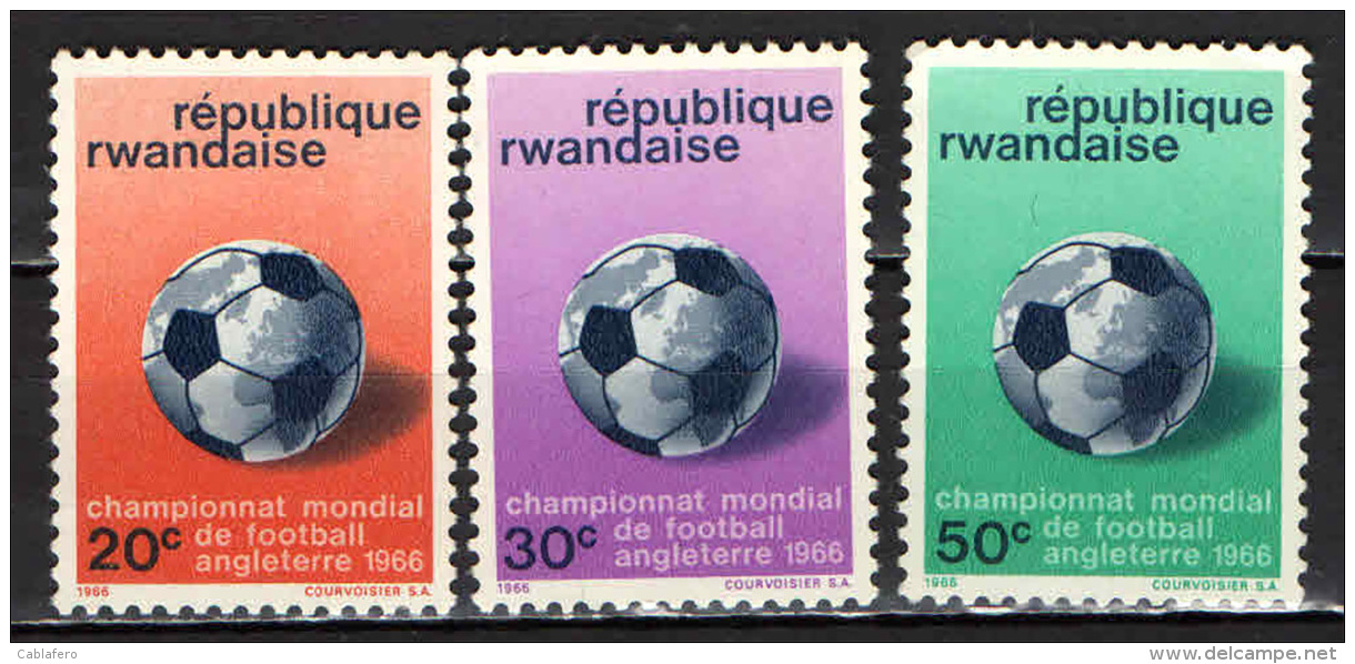 RWANDA - 1966 - CAMPIONATO MONDIALE DI CALCIO IN INGHILTERRA - MNH - Nuovi