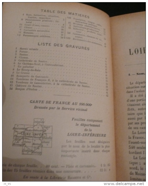 Geographie De La Loire Inferieure - 1903 - 68 Pages - Frais De Port 2.50 Euros - Autres & Non Classés