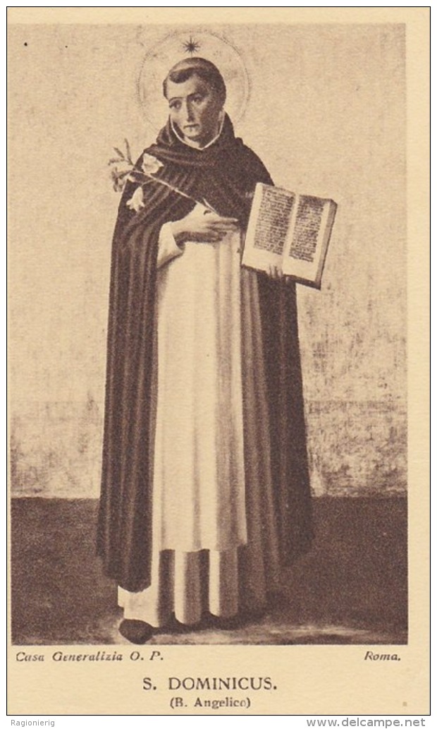SANTINO - Holy Card - Image Pieuse - S.Domenico - S.Dominicus - Pittura Del Beato Angelico - Images Religieuses