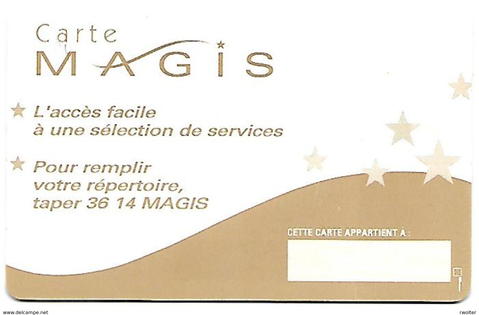 @+ Carte à Puce Magis - La Clé Du Minitel - France Telecom - Other & Unclassified