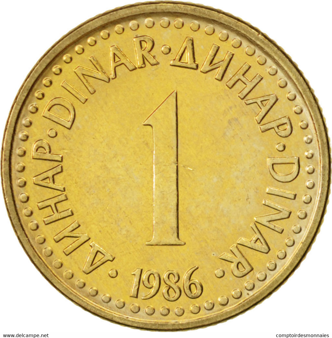 Monnaie, Yougoslavie, Dinar, 1986, SPL+, Nickel-brass, KM:86 - Joegoslavië