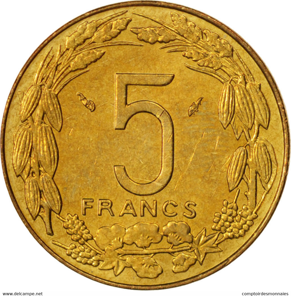 Monnaie, États De L'Afrique Centrale, 5 Francs, 1983, Paris, SPL+ - Other - Africa