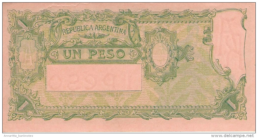 Argentina (BCRA) 1 Peso 1948 Series L UNC Cat No. P-257a / AR308a - Argentine