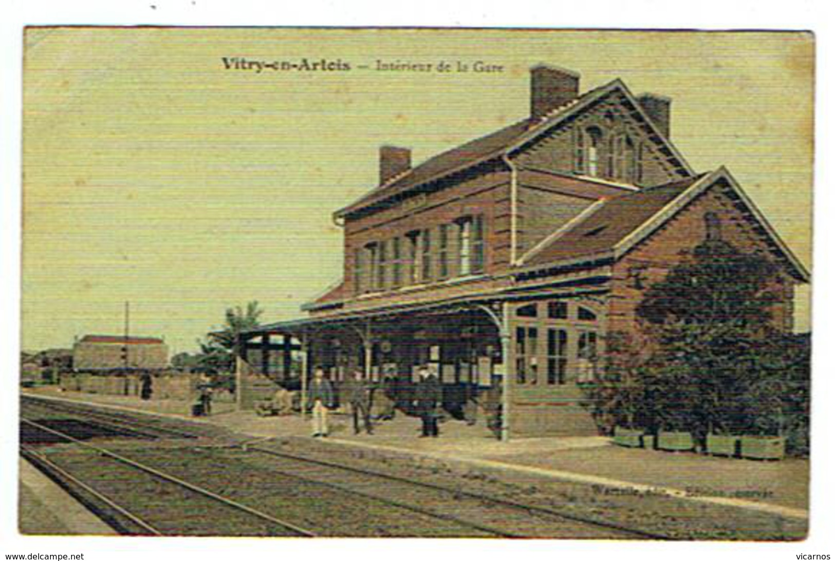 CPA 62 VITRY EN ARTOIS Interieur De La Gare - Vitry En Artois