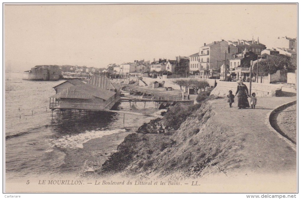 Carte Postale Ancienne,83,var,TOULON,IL Y A 100 ANS,PHOTO LEVY,MOURILLON - Toulon