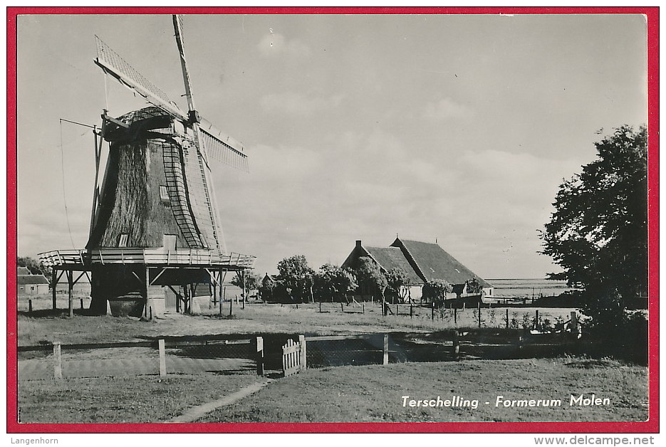 2 Foto-AK NIERDERLANDE 'Terschelling' ~ 1962 - Terschelling