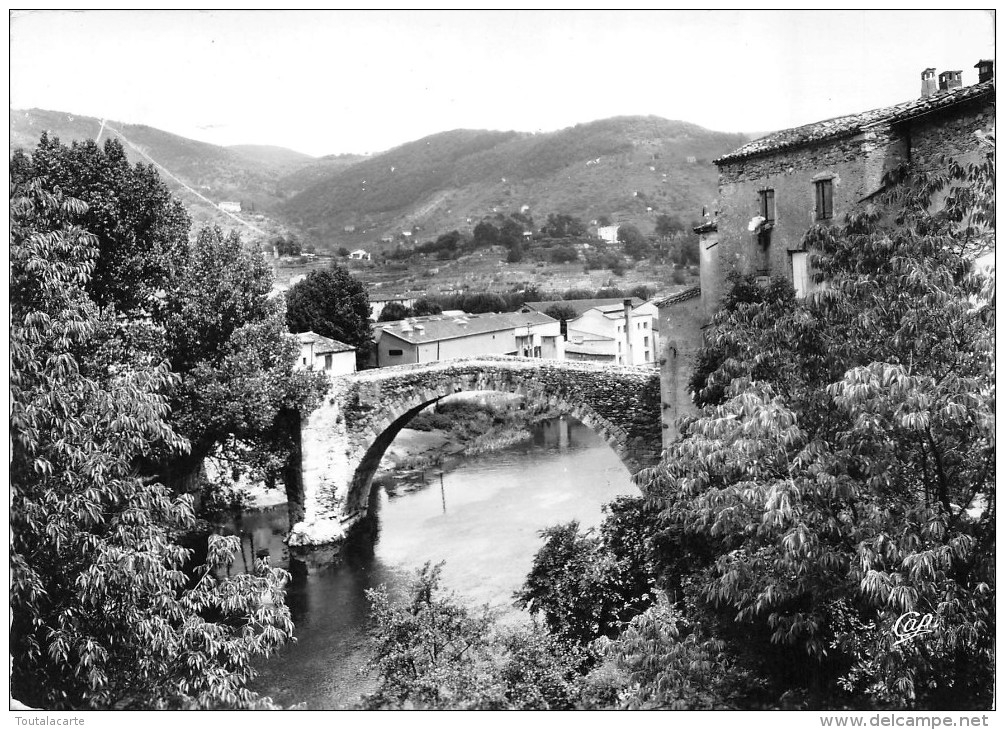 CPSM 30 LE VIGAN LE VIEUX PONT SUR L ARRE 1957  Grand Format 15 X 10,5 - Le Vigan