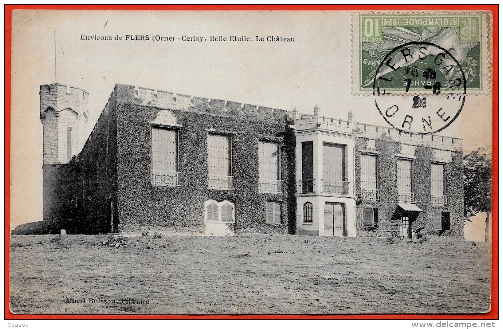 CPA 61 Environs De FLERS Orne - CERISY - BELLE ETOILE - Le Château ° Albert Buisson Libraire - Flers