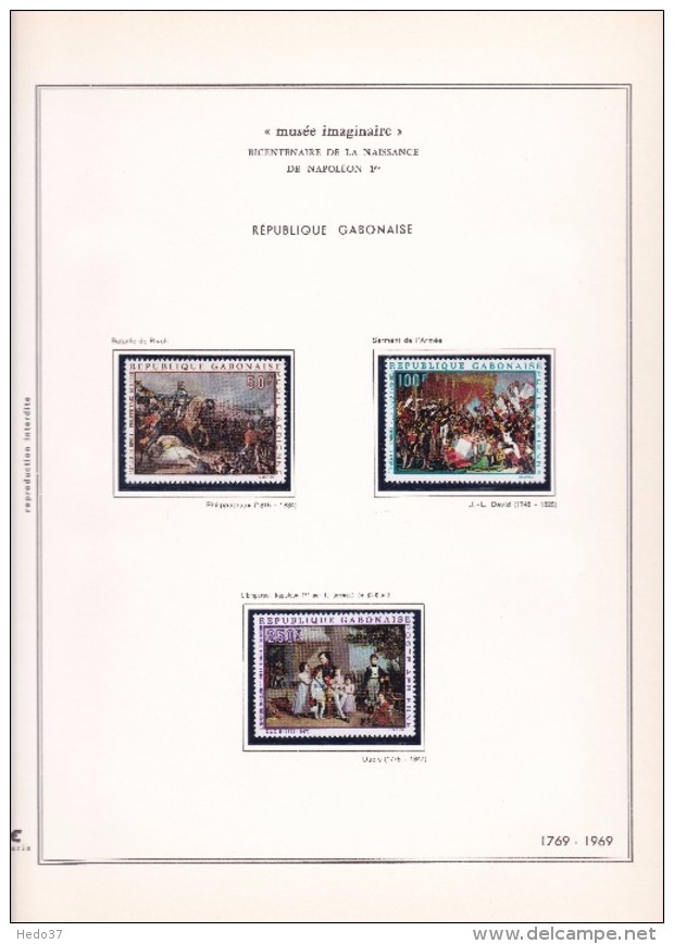 Napoléon - Collection "Musée Imaginaire" timbres neufs sans charnière - Luxe ** - 14 scans