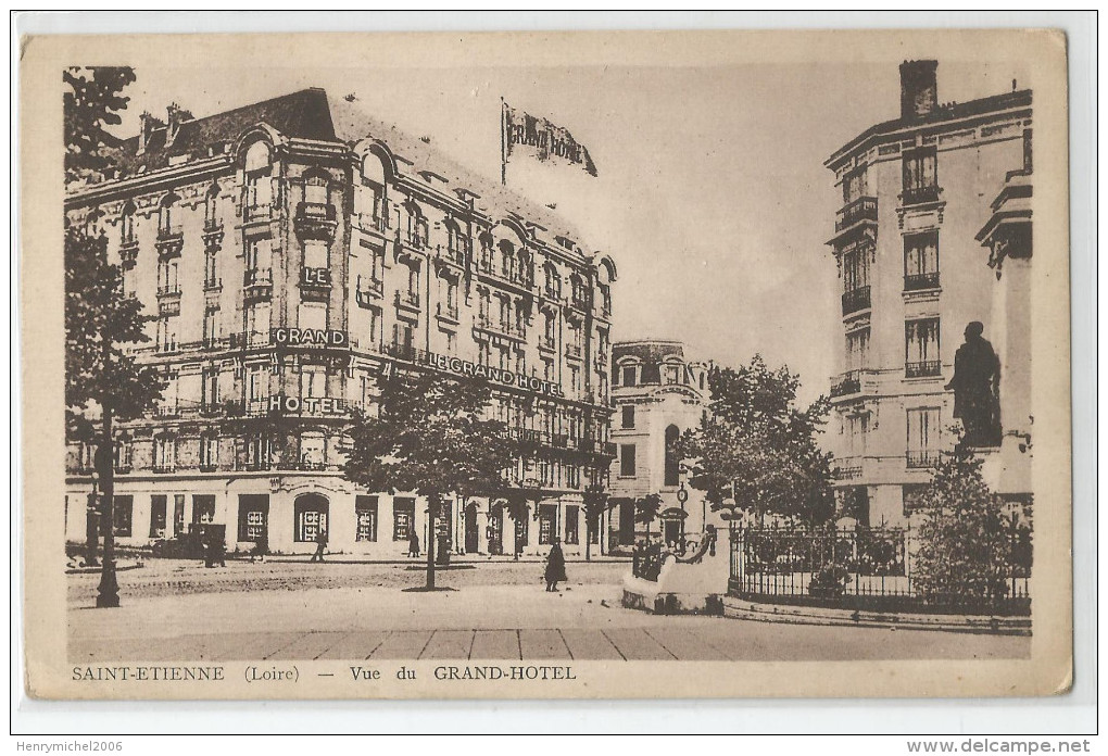 Loire - 42 -st Saint étienne Vue Du Grand Hotel - Saint Etienne