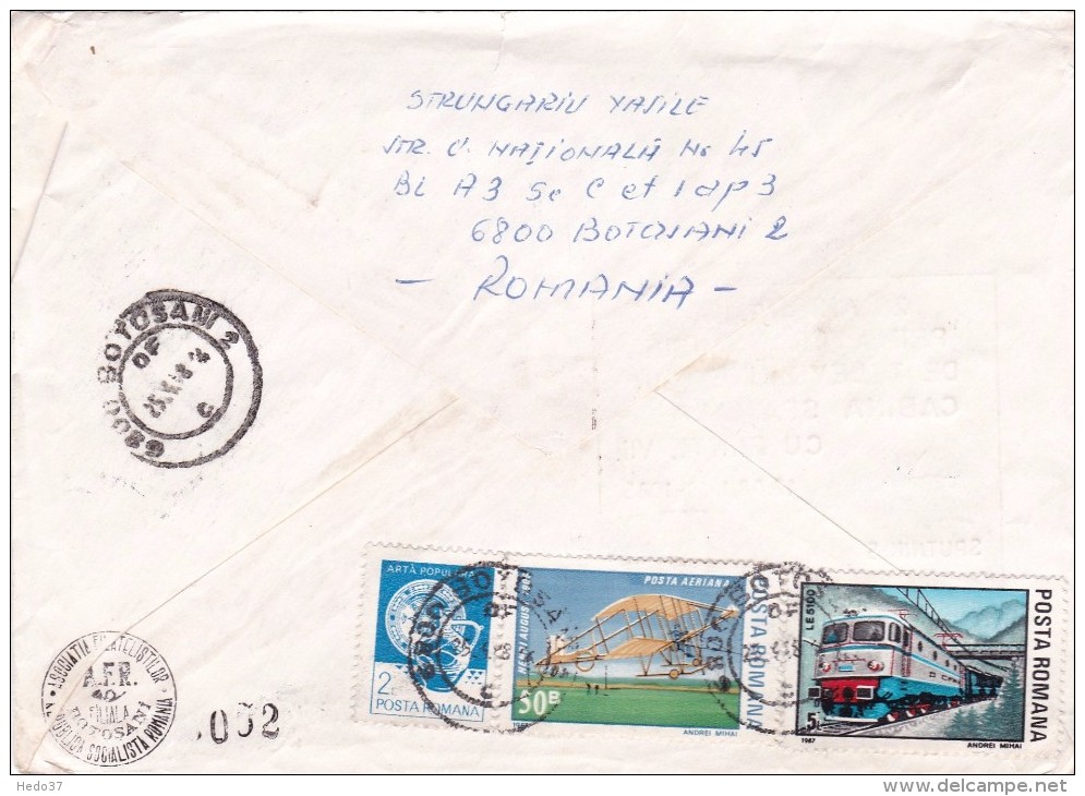 Roumanie - Lettre - Postmark Collection