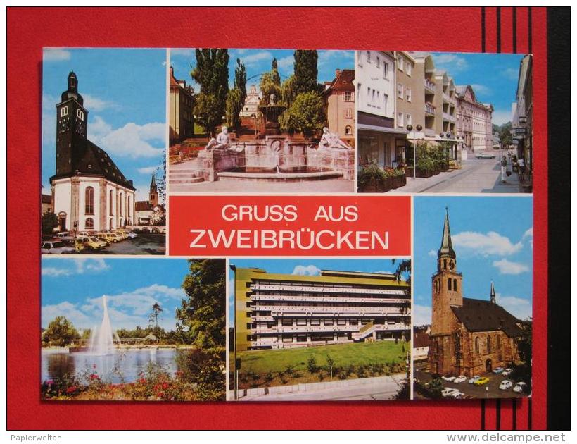 Zweibrücken - Mehrbildkarte "Gruss Aus Zweibrücken" - Zweibruecken