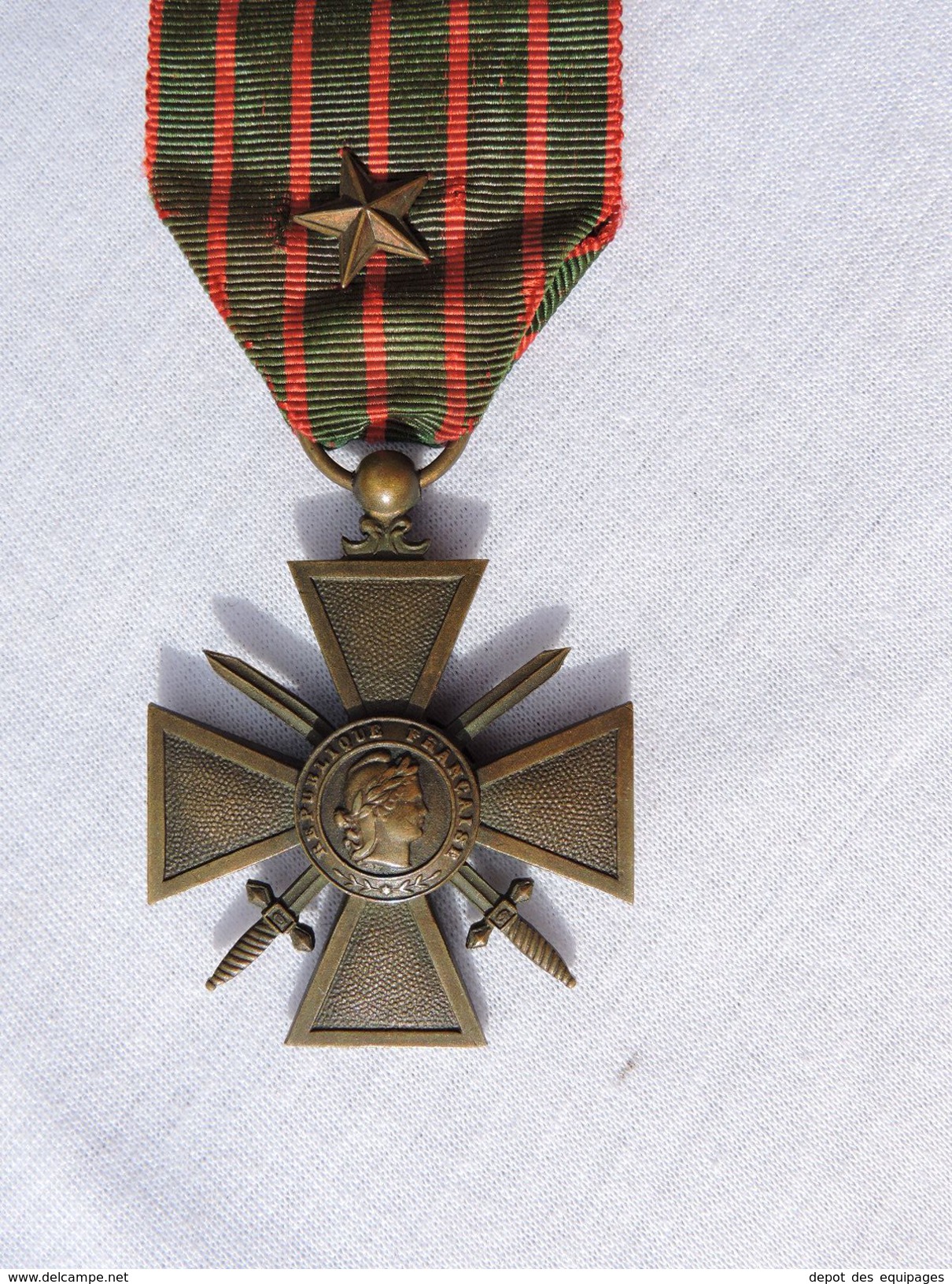 RARE CROIX DE GUERRE 1914-1915 + 1 CITATION