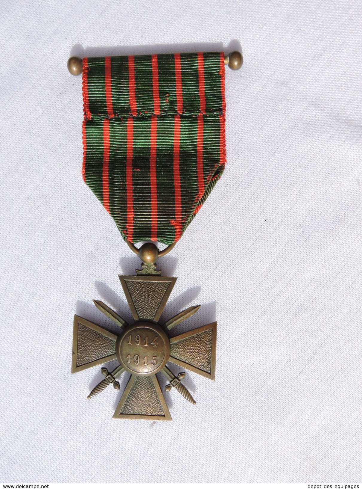 RARE CROIX DE GUERRE 1914-1915 + 1 CITATION