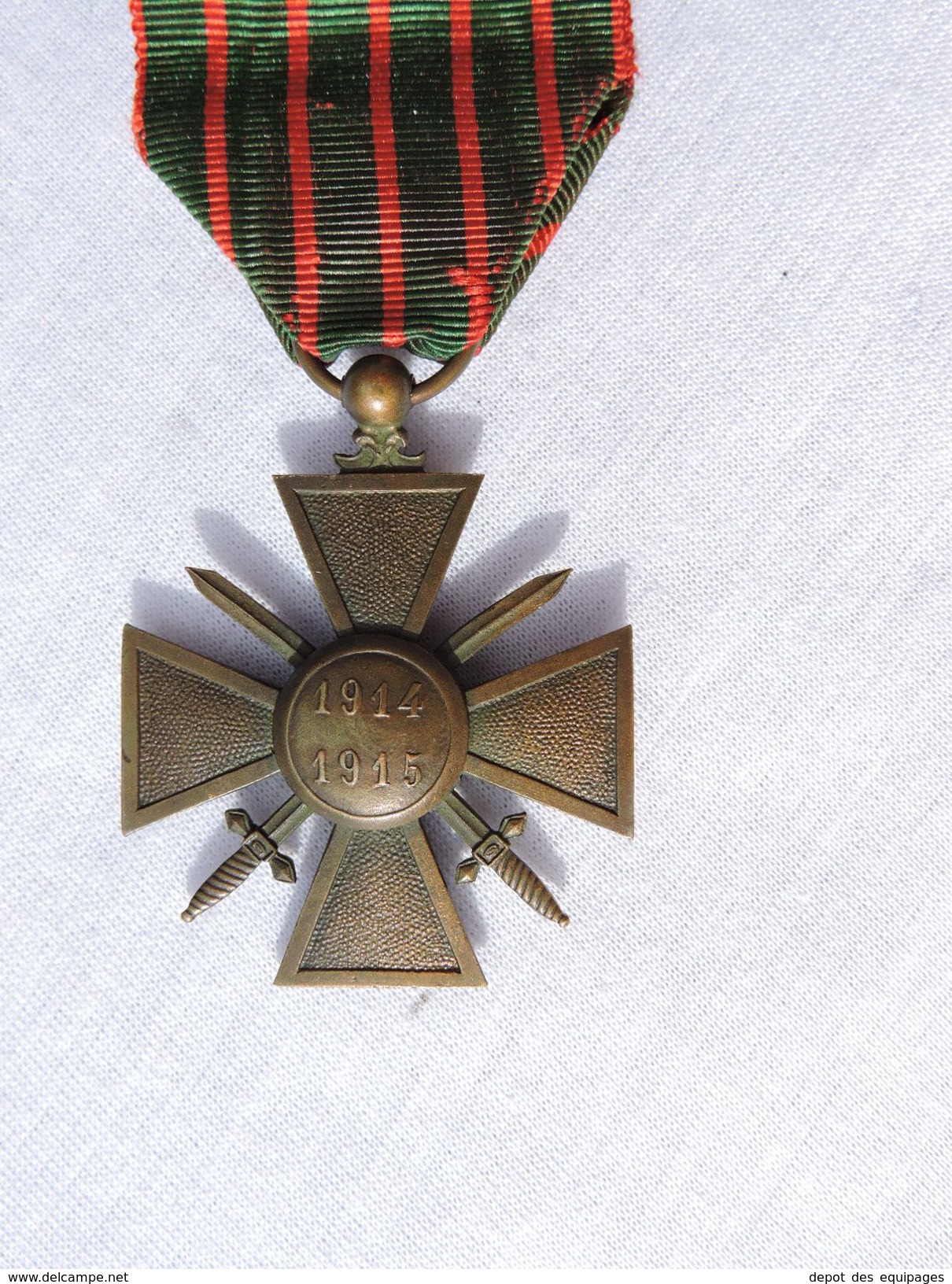 RARE CROIX DE GUERRE 1914-1915 + 1 CITATION