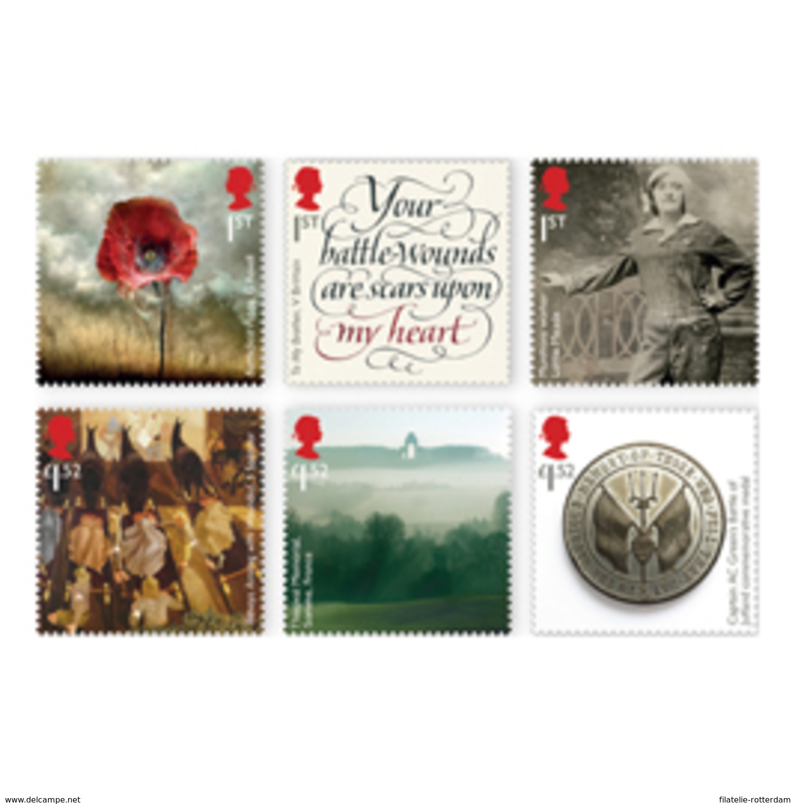 Groot-Brittannië / Great Britain - Postfris / MNH - Complete Set 100 Jaar WO I 2016 NEW!! - Nuevos