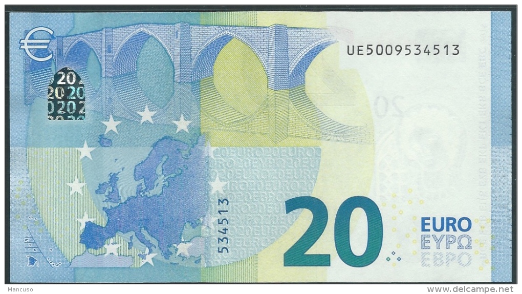 € 20  FRANCE  UE U004 A6  DRAGHI  UNC - 20 Euro
