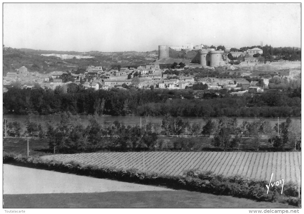 CPSM 30 VILLENEUVE LES AVIGNON VUE GENERALE ET FORT ST ANDRE  Grand Format 15 X 10,5 - Villeneuve-lès-Avignon