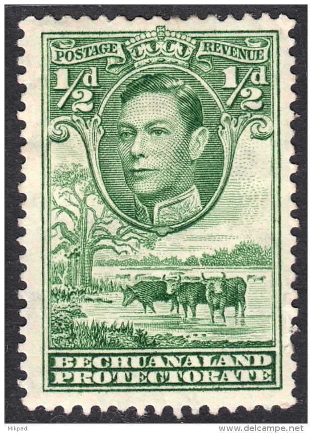 Bechuanaland Protectorate 1938 1/2d Mint - 1885-1964 Protectorat Du Bechuanaland