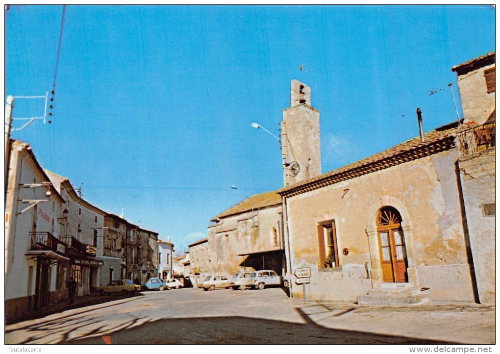 CPSM 30 AIGUES VIVES LE CLOCHER ET LE TEMPLE Grand Format 15 X 10,5 - Aigues-Vives