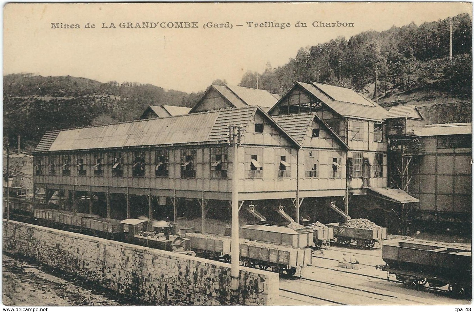 Gard : La Grand-Combe, Treillage Du Charbon - La Grand-Combe