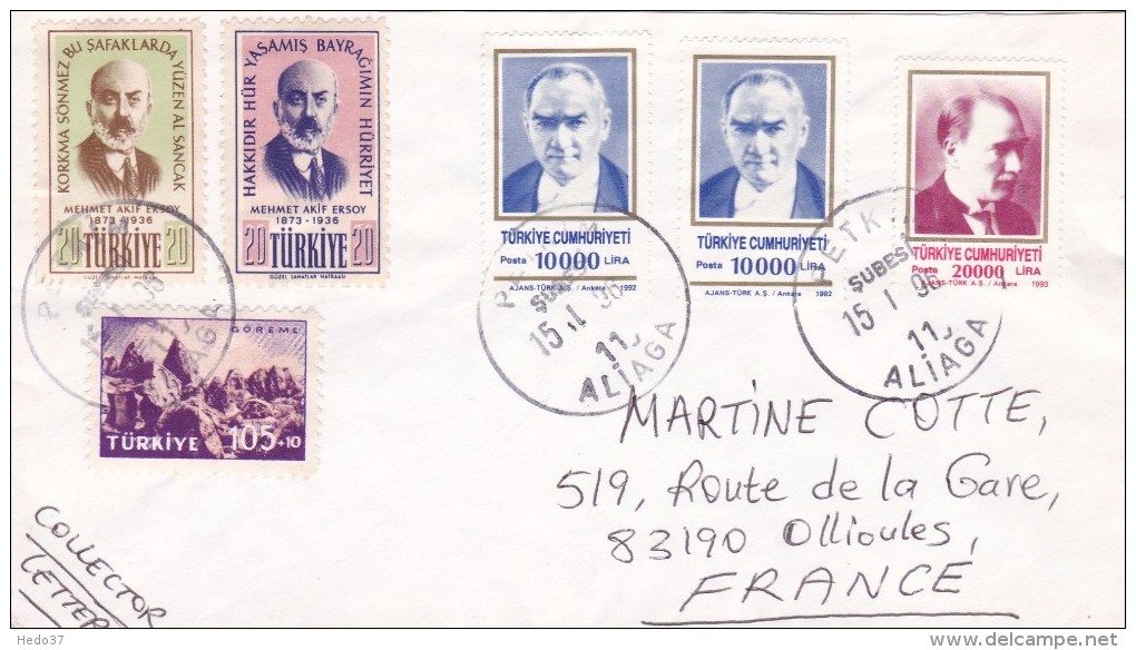 Turquie - Lettre - Storia Postale