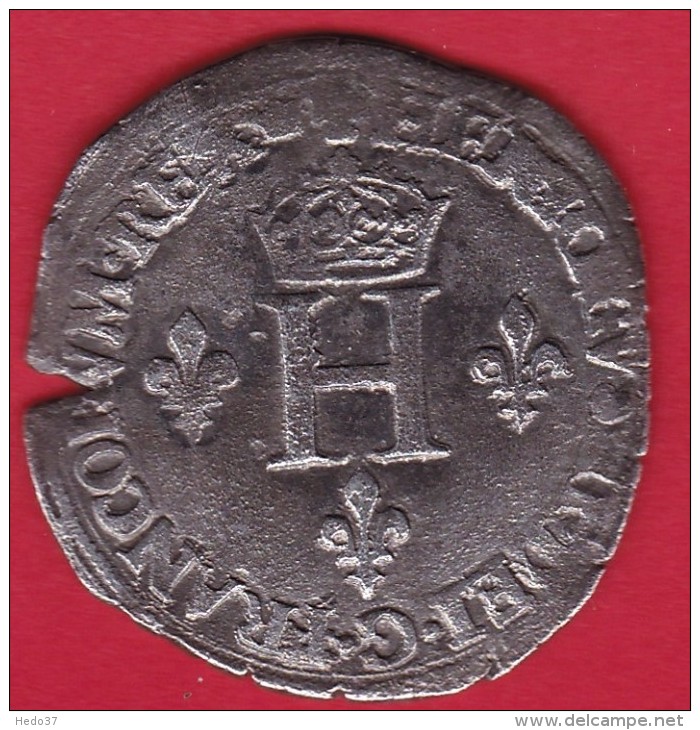 France Henri II - Demi Teston 1550 - 1547-1559 Henry II