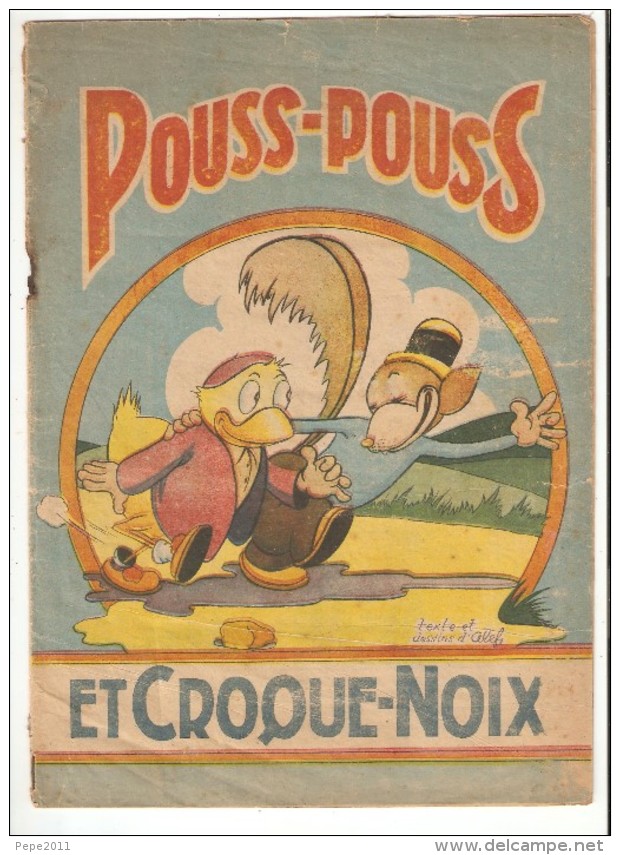 BD POUSS-POUSS Et CROQUENOIX Par ALEF ( Albert Fromenteau ) - 1943 - Edition Gordinne - RARE - Autres & Non Classés
