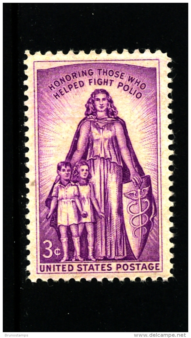 UNITED STATES/USA - 1957 FIGHT POLIO  MINT NH - Nuovi