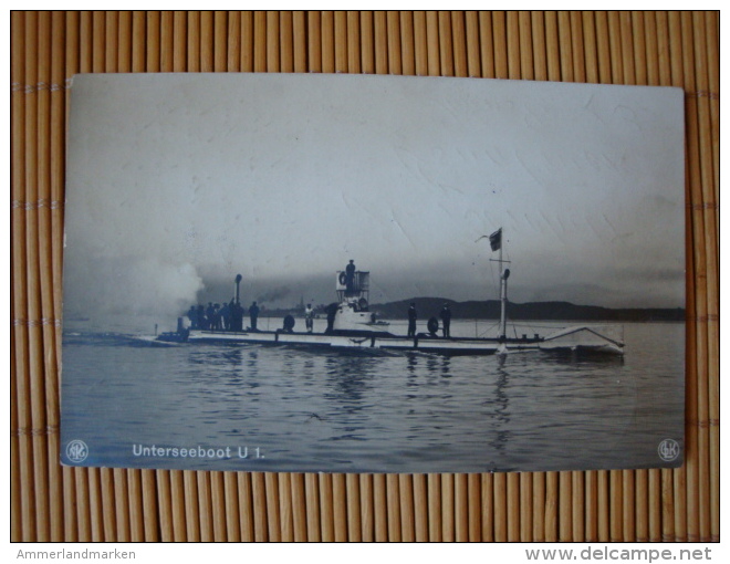 U-Boot, Unterseeboot U1, Gelaufen 1943 ! - Submarinos