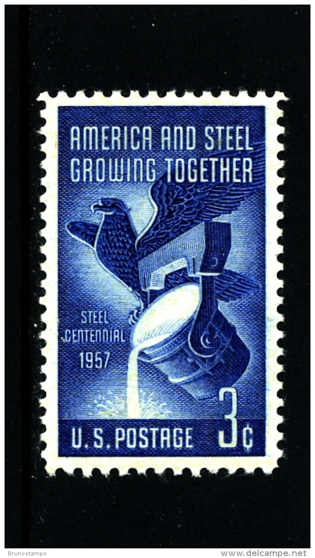 UNITED STATES/USA - 1957  STEEL CENTENNIAL  MINT NH - Unused Stamps