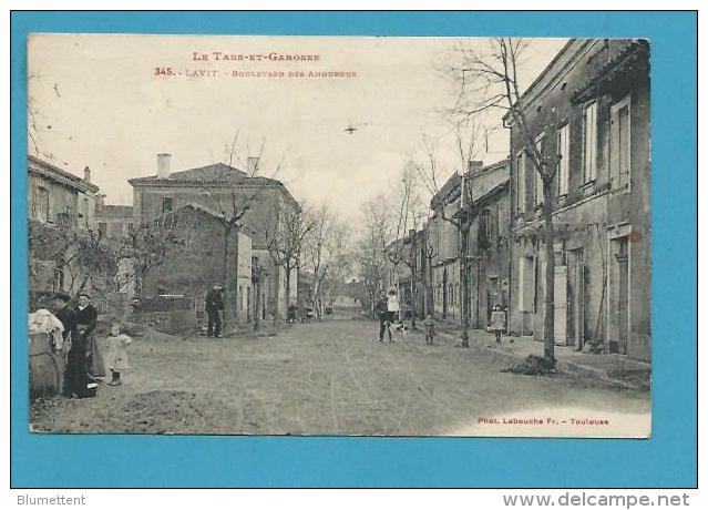 CPA LABOUCHE 345 - Boulevard Des Amoureux LAVIT 82 - Lavit