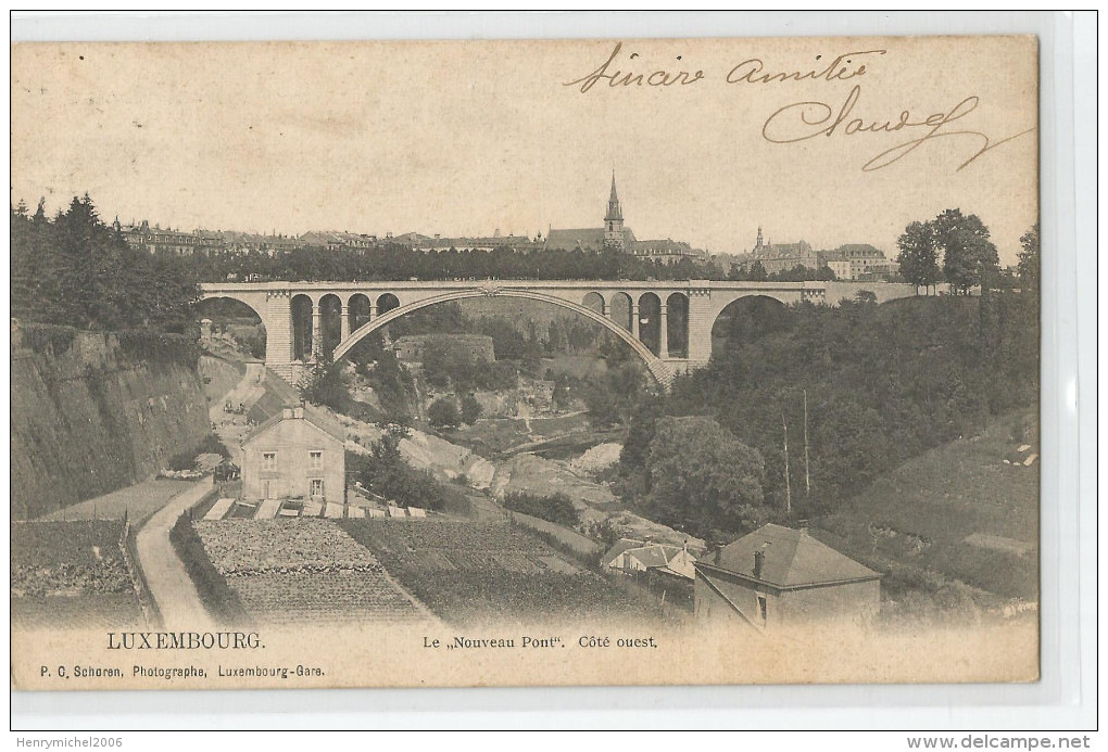 Luxembourg Le Nouveau Pont Coté Ouest - Luxemburg - Stad