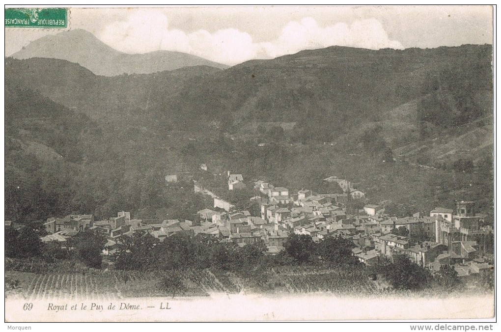 19358. Postal CLERMOND FERRAND (Puy De Dome) 1931. Vista De ROYAT - Cartas & Documentos