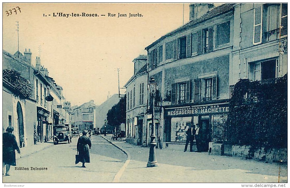 94    L'HAY LES ROSES   RUE JEAN  JAURES  CORRESPONDANT DES MESSAGERIES HACHETTE - L'Hay Les Roses