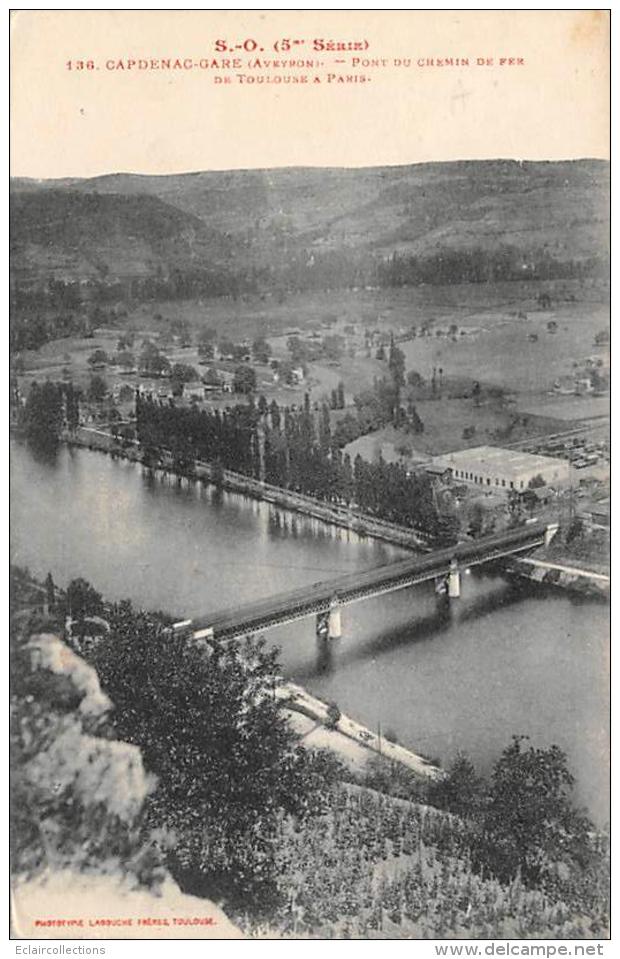 Capdenac    12     Vue Générale Et Pont De Chemin De Fer - Sonstige & Ohne Zuordnung