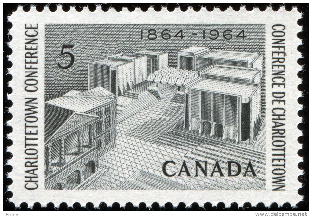 CANADA 1964, # 431,  CHARLOTTETOWN CONFERENCE : MEMORIAL , M NH - Neufs