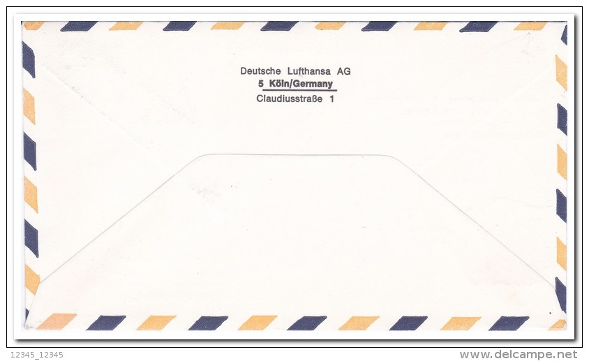 Soedan 1968, First Flight Airmail Letter, Frankfurt-München- Cairo-Khartum-Entebbe-Dar Es Salaam - Soedan (1954-...)