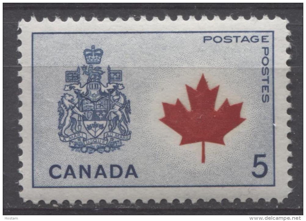 CANADA 1964. # 429A, PROVINCIAL  FLOWERS & COATS Of ARMS, CANADA   MAPLE LEAF , MNH - Neufs