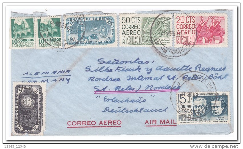 Mexico 1958, Air Mail Letter - Mexico