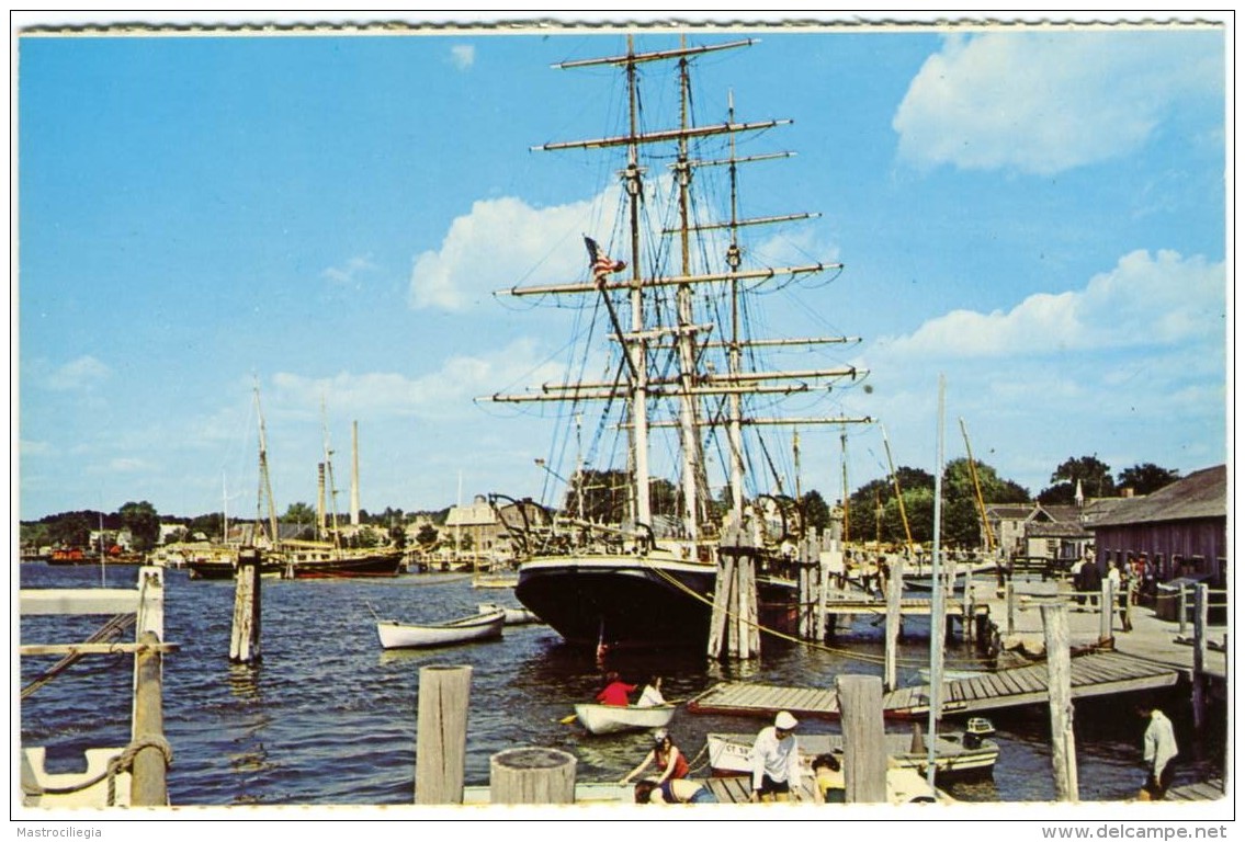 UNITED STATES AMERICA  CONNECTICUT  MYSTIC  Mistic Museum  A Living Maritime Museum  Ship Joseph Conrad - New Britain