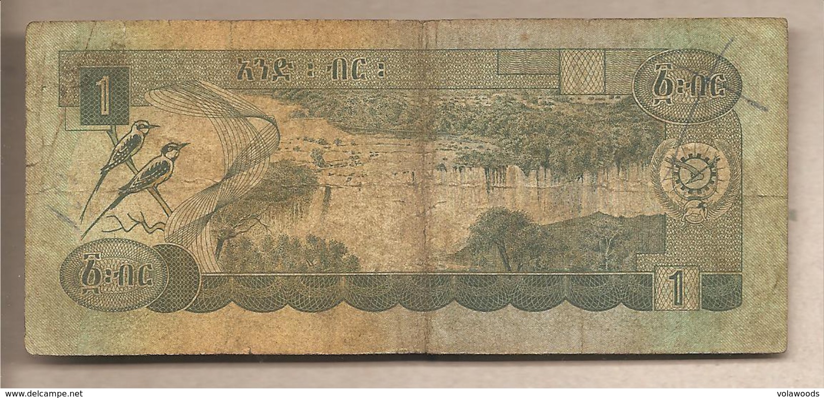 Etiopia - Banconota Circolata Da 1 Birr P-30a - 1976 #19 - Aethiopien