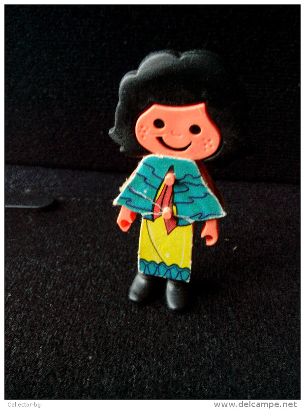 KINDER TOY 1980 RARE VINTAGE ORIGINAL GERMANY MADE GIRL DRESS FIGURINE - Autres & Non Classés