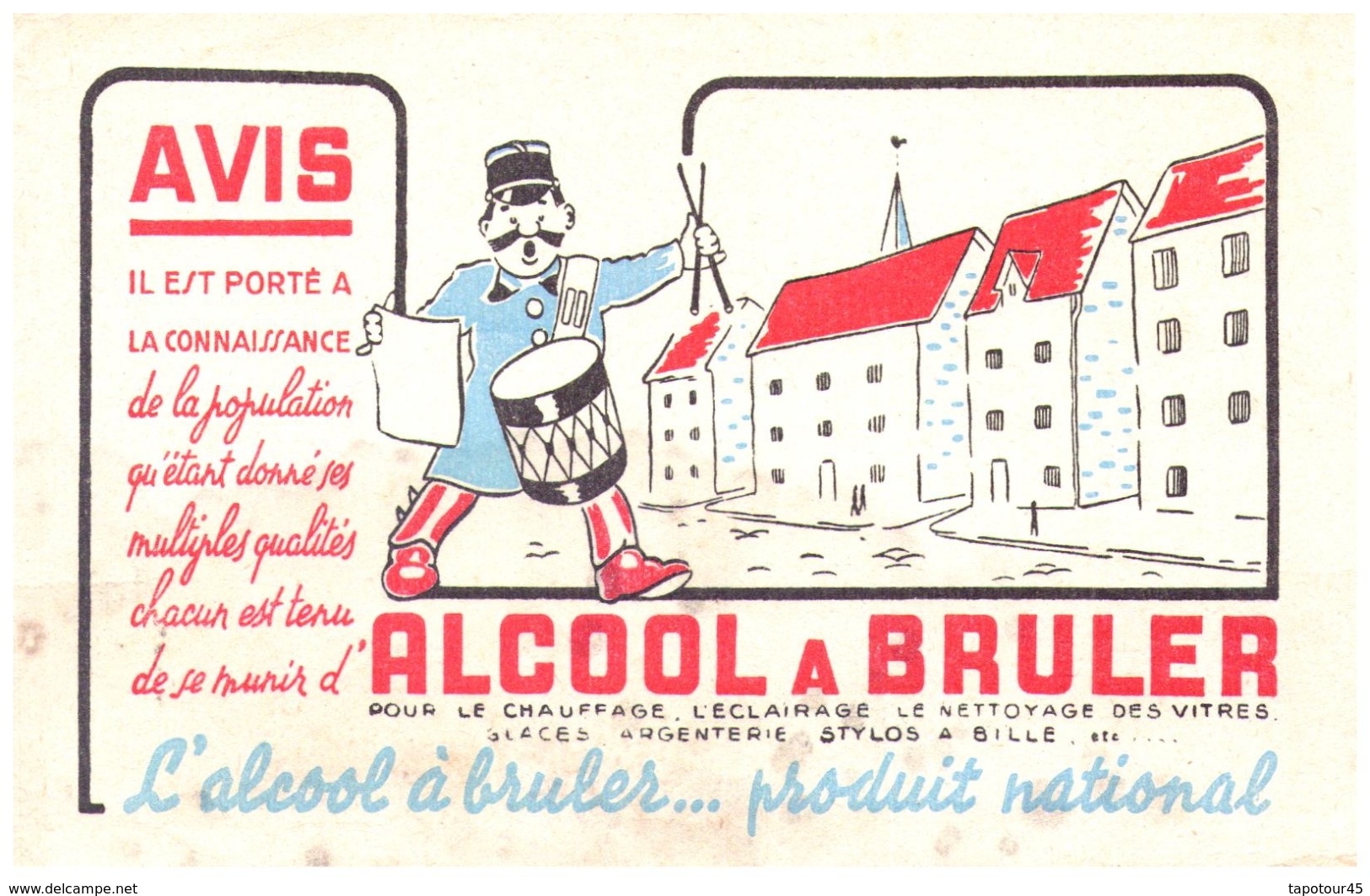 Alc B/Buvard Alcool A Bruler  (N= 2) - A